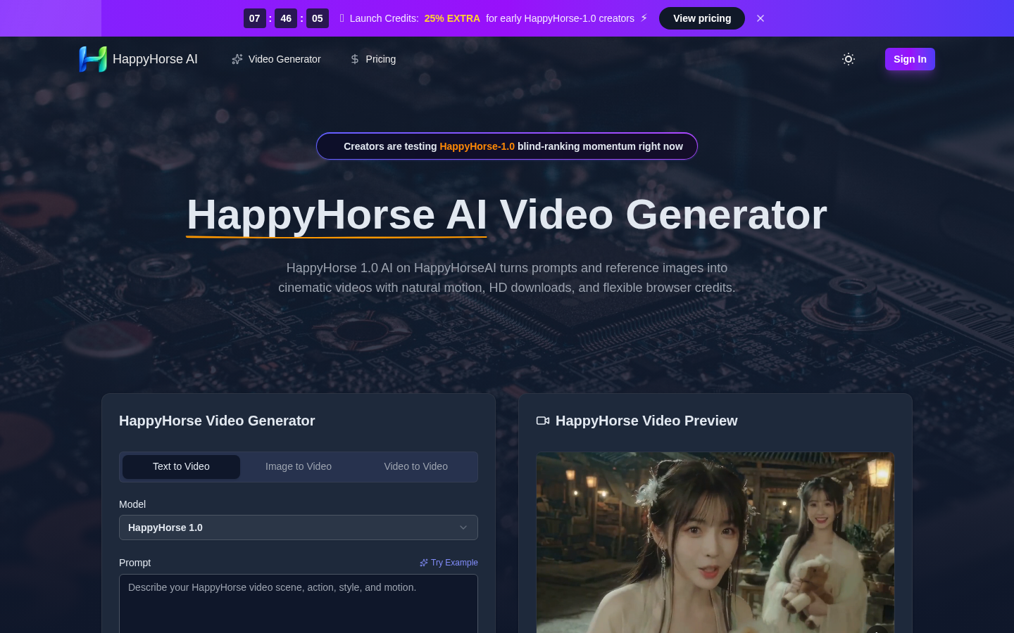 HappyHorse AI: Bring Your Text and Images to Life with Dynamic Videos