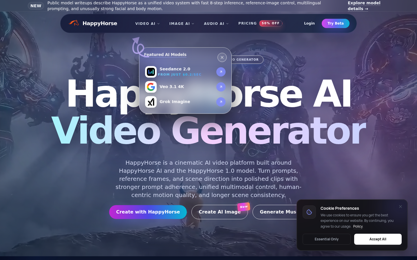 HappyHorse AI: Your Creative Companion for Stunning Videos
