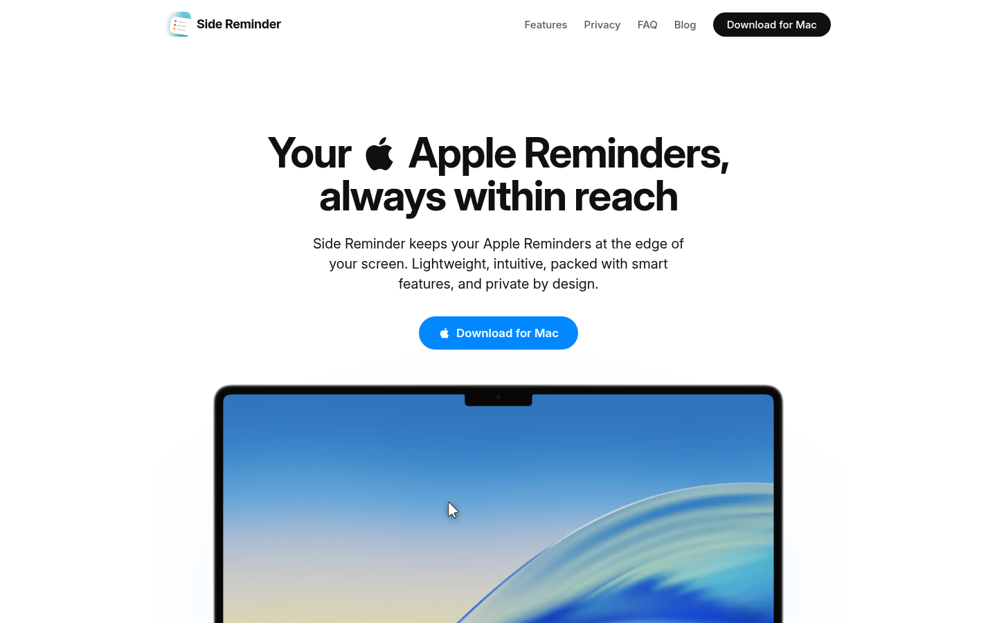 Side Reminder：您Mac上高效的任务管理小助手