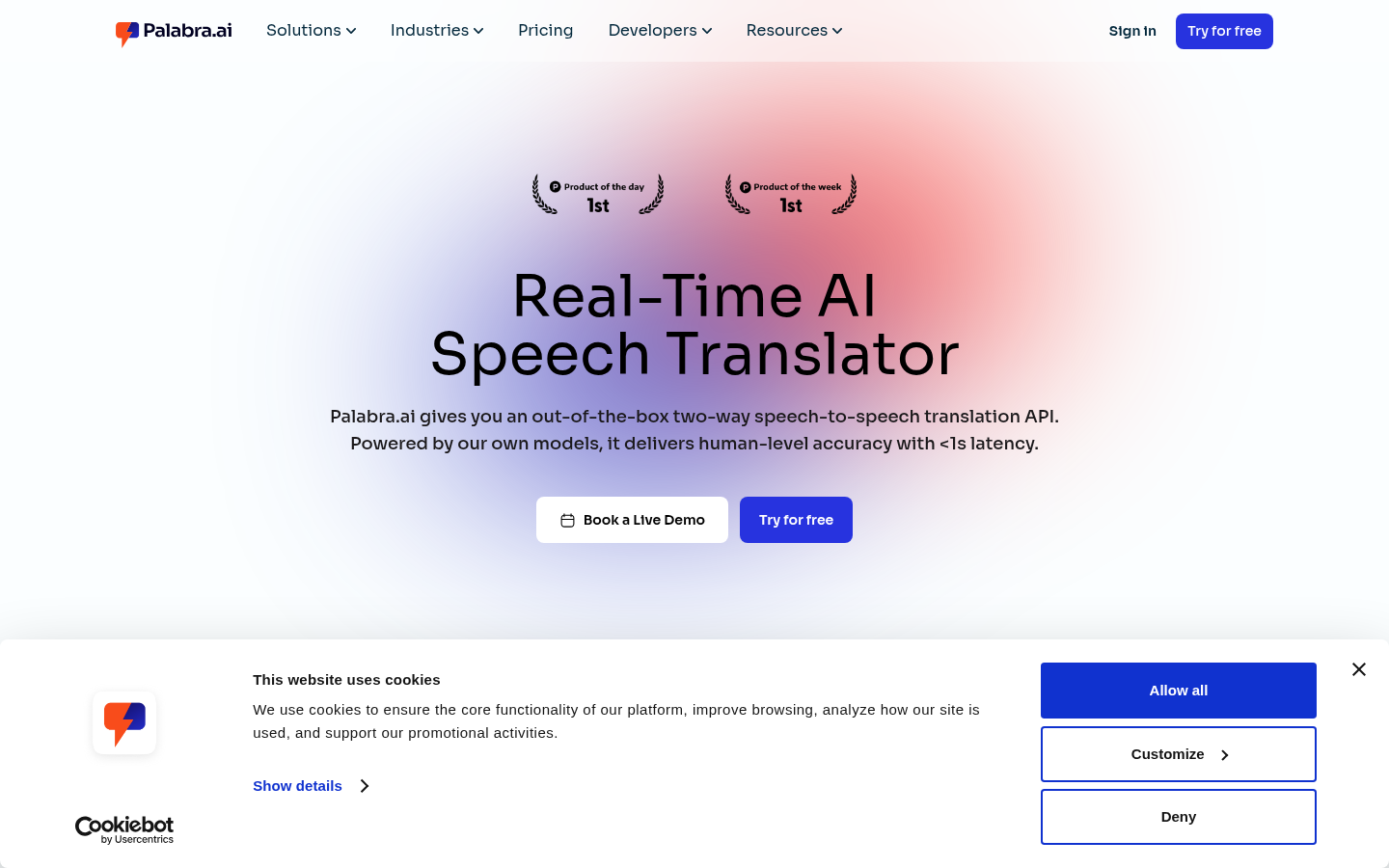 Palabra.ai: Your AI-powered bridge across language barriers