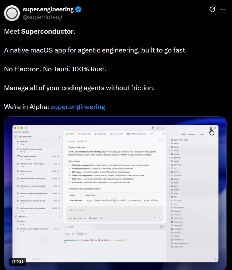 Superconductor: The Lightning-Fast AI Coding Assistant Built in Rust