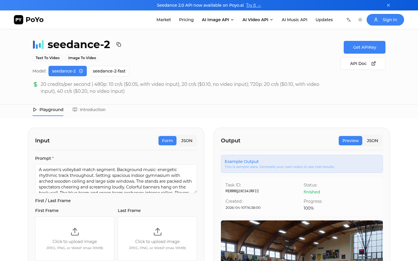 Seedance 2 API：字节跳动的一站式视频创作工具