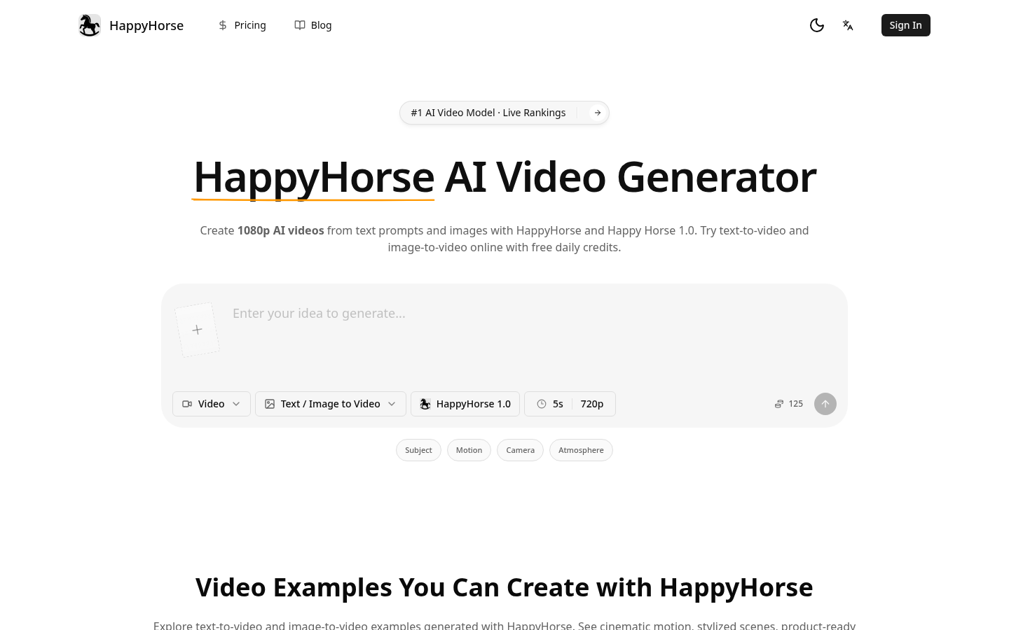 Happy Horse Video Maker: Turn Ideas into Stunning Videos in Minutes