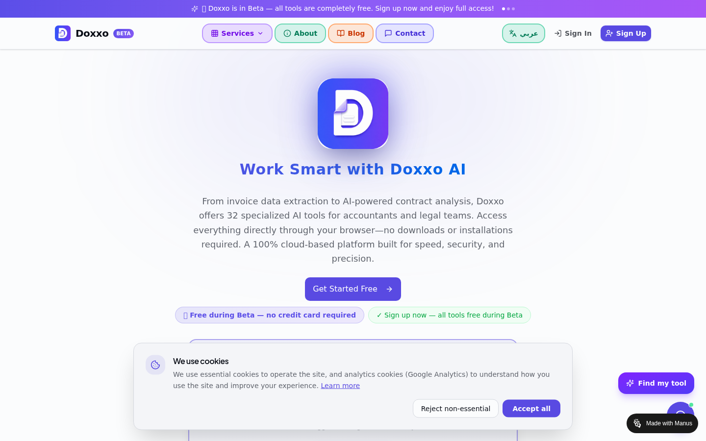 Doxxo: Your Smart Cloud-Based Document Assistant
