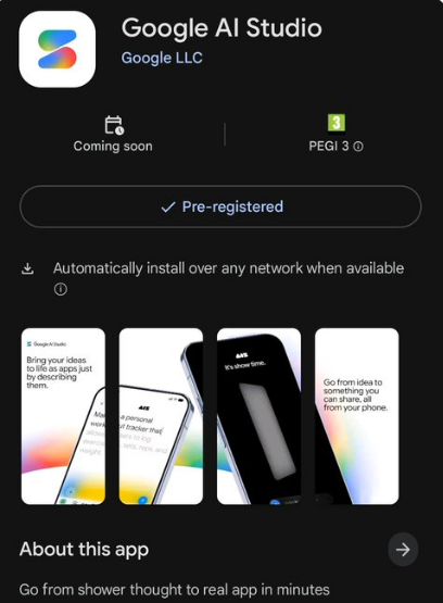 Google's AI Studio Goes Mobile: Create Apps with Just Your Voice