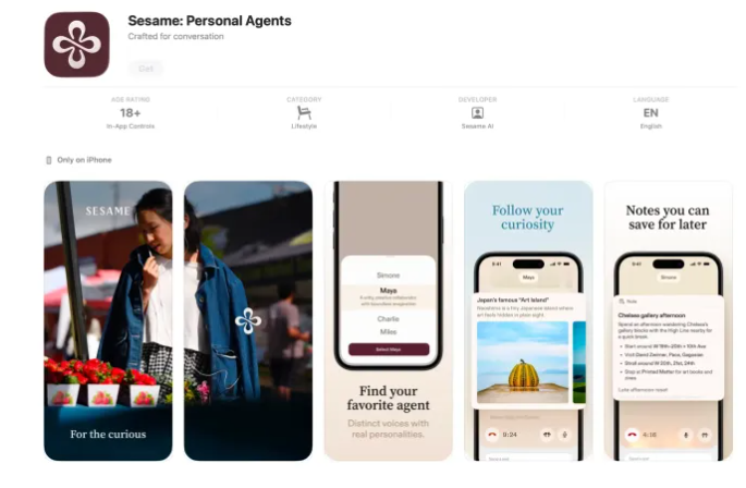 Oculus Founder's AI Startup Sesame Launches Thoughtful Chat App